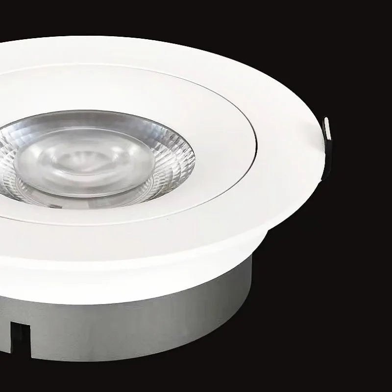 Tricolor Ultra - thin Embedded LED Ceiling Lamp Spotlight - Hans Lumiere