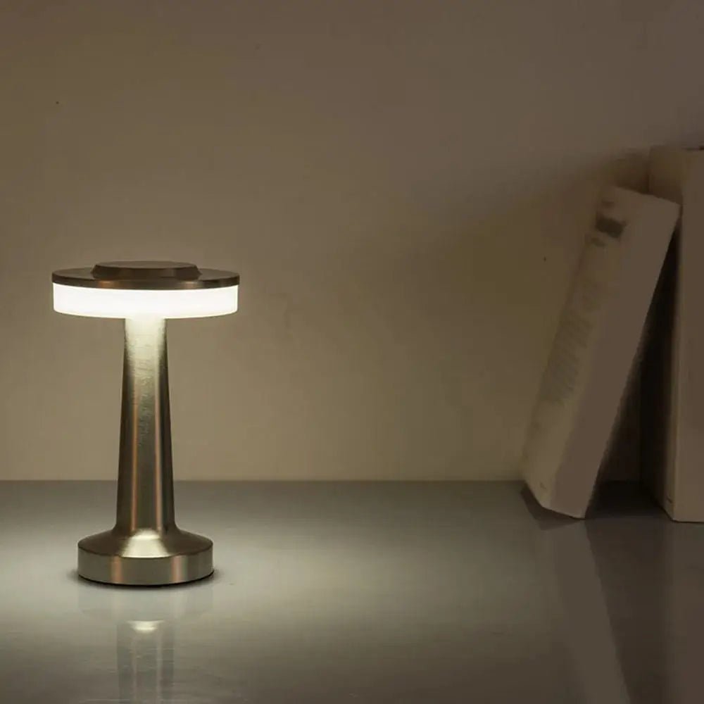 UFO LED Table Lamp Metal Touch Decor for Bar Coffee Table - Hans Lumiere