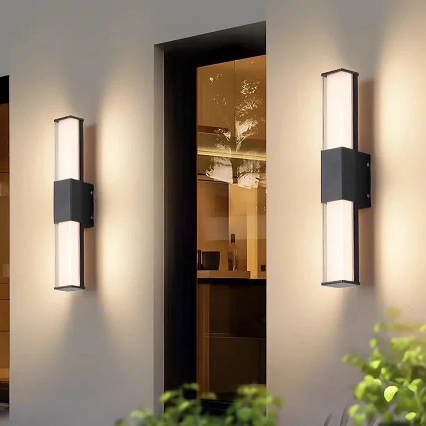 Ultra Bright Outdoor Waterproof Long Strip LED Wall Lamp - Hans Lumiere