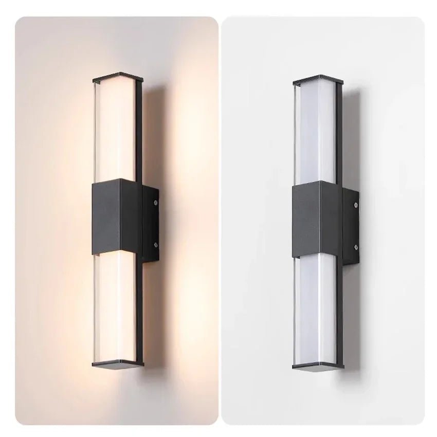 Ultra Bright Outdoor Waterproof Long Strip LED Wall Lamp - Hans Lumiere