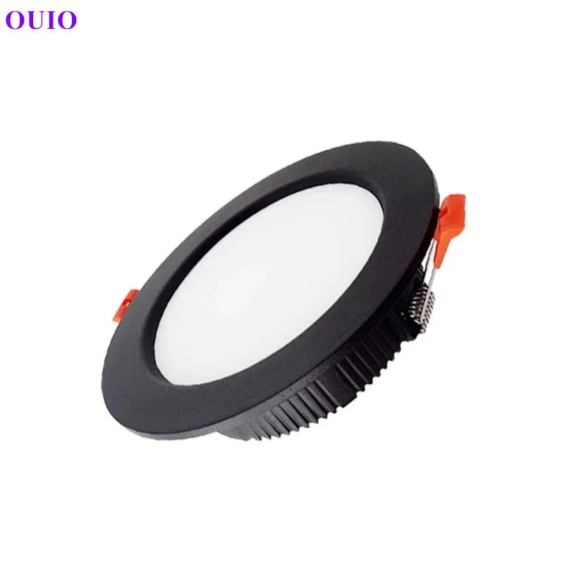 Ultra-Thin Tricolor LED Recessed Downlight, 110V-240V (5W-36W) - Hans Lumiere