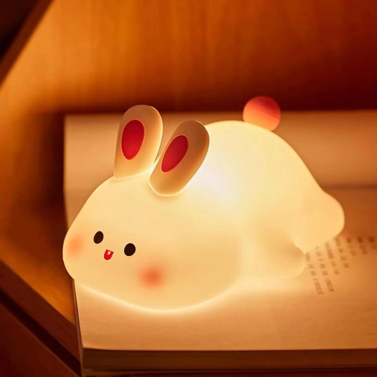USB Rechargeable Cute Animal Pig / Rabbit LED Night Lights - Hans Lumiere