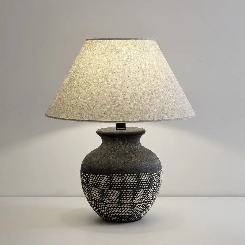 Vintage Ceramic LED Floor Lamp - Hans Lumiere