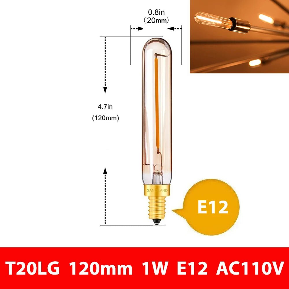 Vintage Edison LED Filament Light Bulbs - Hans Lumiere