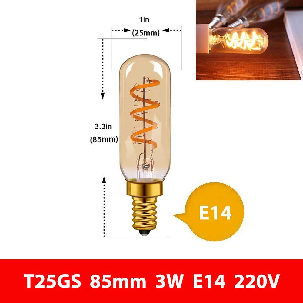 Vintage Edison LED Filament Light Bulbs - Hans Lumiere