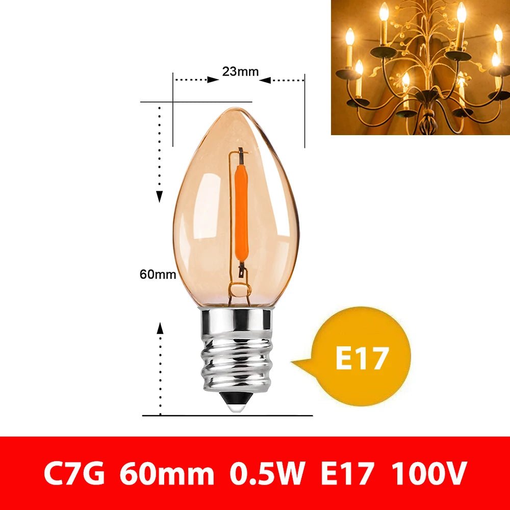 Vintage Edison LED Filament Light Bulbs - Hans Lumiere