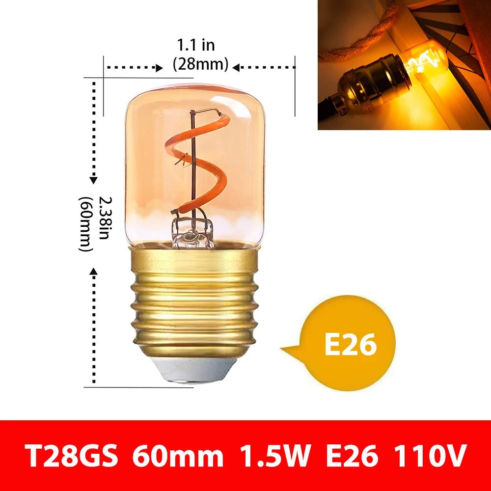 Vintage Edison LED Filament Light Bulbs - Hans Lumiere
