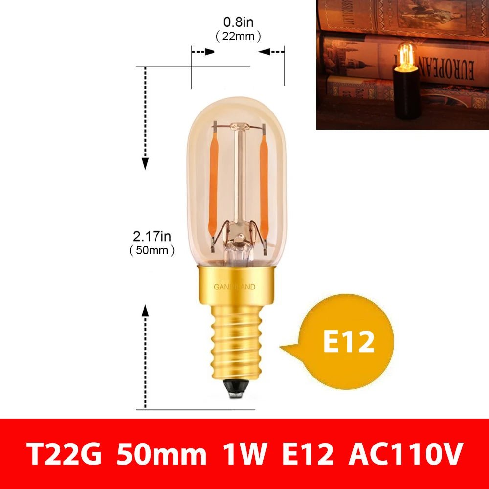 Vintage Edison LED Filament Light Bulbs - Hans Lumiere