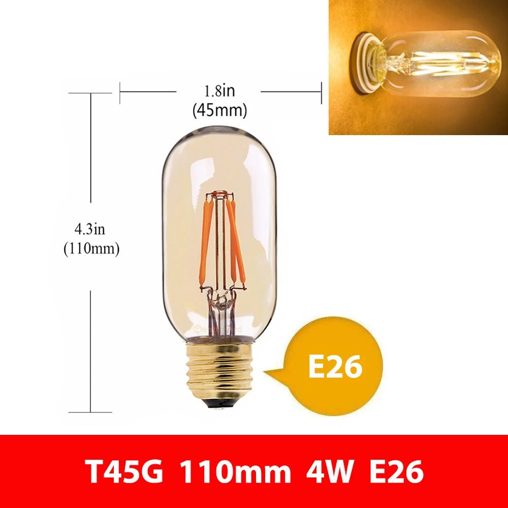 Vintage Edison LED Filament Light Bulbs - Hans Lumiere