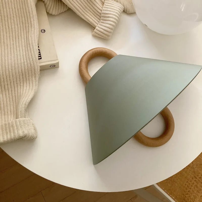 Vintage Entrance Beech Solid Wood Wall Lamp - Hans Lumiere