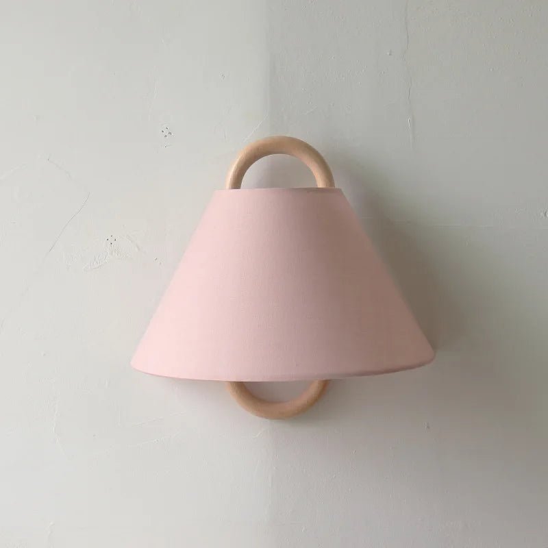 Vintage Entrance Beech Solid Wood Wall Lamp - Hans Lumiere