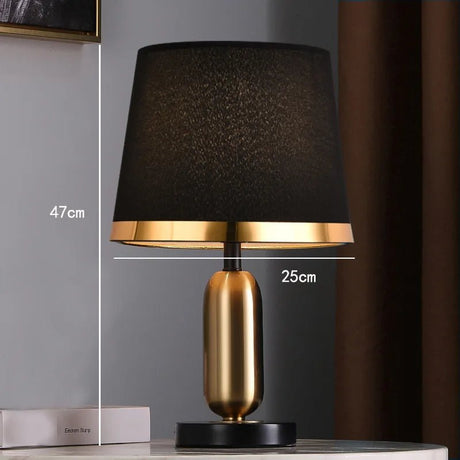 Vintage Horn Type LED Standing Lamp With Fabric Lampshade - Hans Lumiere