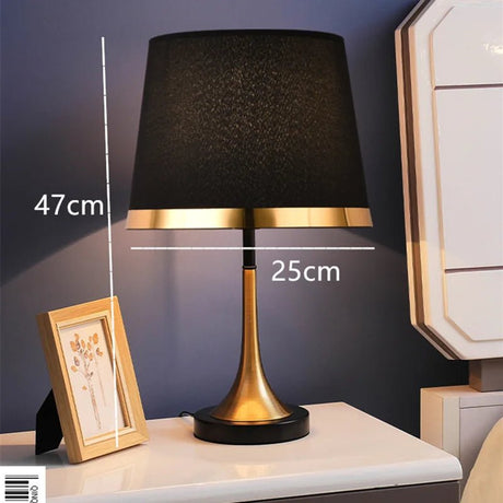 Vintage Horn Type LED Standing Lamp With Fabric Lampshade - Hans Lumiere