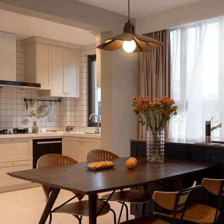 Vintage Retro Fabric Woven LED Pendant Lamp - Hans Lumiere