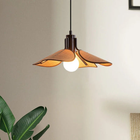 Vintage Retro Fabric Woven LED Pendant Lamp - Hans Lumiere