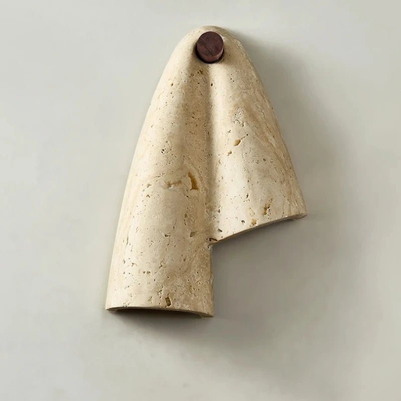 Wabi-Sabi Cave Stone Wall Sconce | Up & Down LED Wall Lamp - Hans Lumiere