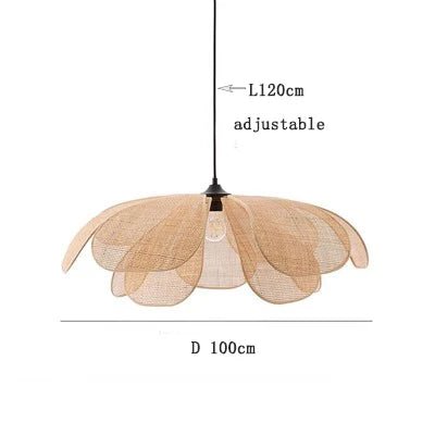 Wabi Sabi Designer Chandelier Japanese Lamp - Hans Lumiere