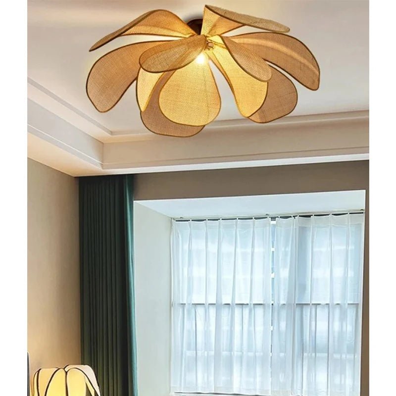 Wabi Sabi Designer Chandelier Japanese Lamp - Hans Lumiere