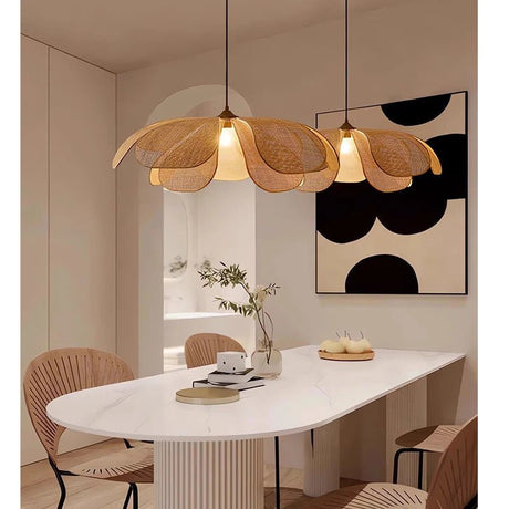 Wabi Sabi Designer Chandelier Japanese Lamp - Hans Lumiere
