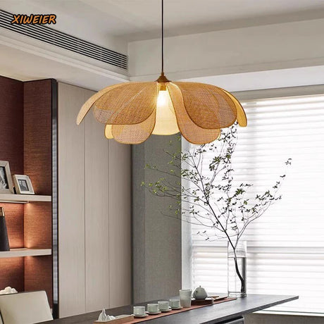 Wabi Sabi Designer Chandelier Japanese Lamp - Hans Lumiere
