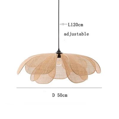Wabi Sabi Designer Chandelier Japanese Lamp - Hans Lumiere