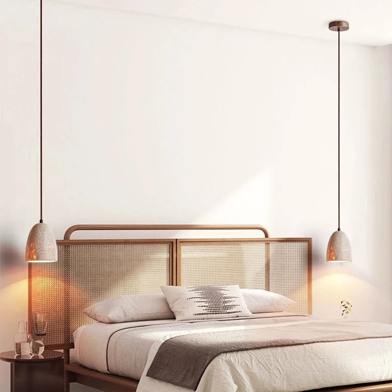 Wabi - Sabi Style Creamy Pendant Lamp - Hans Lumiere