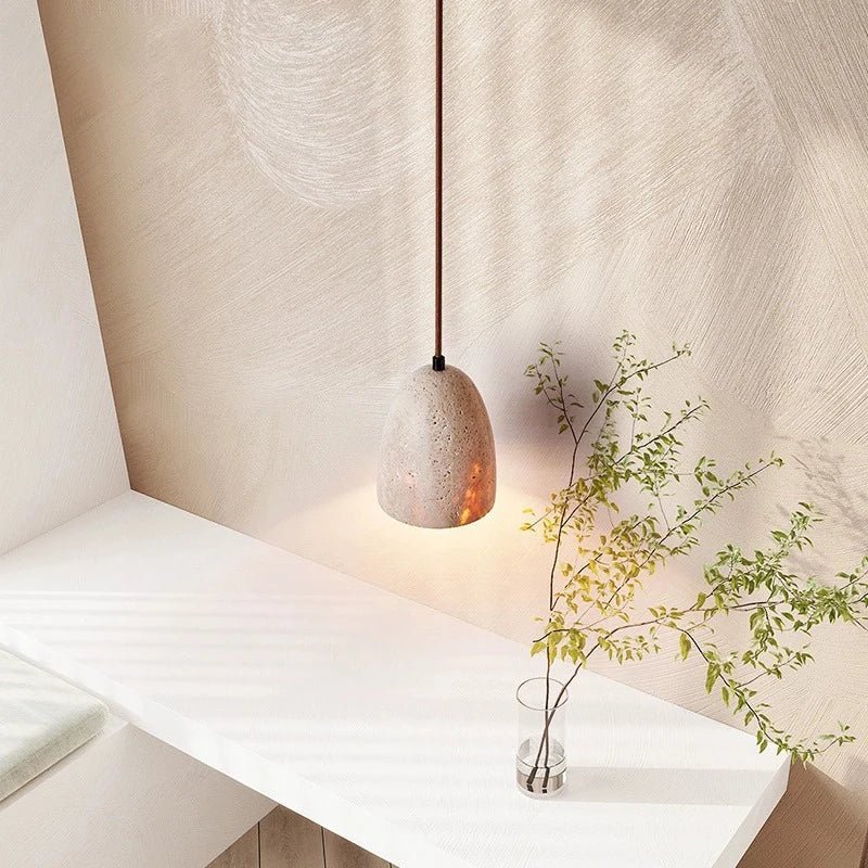 Wabi - Sabi Style Creamy Pendant Lamp - Hans Lumiere