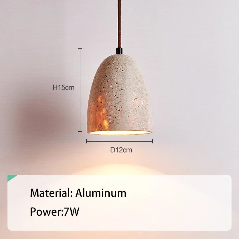 Wabi - Sabi Style Creamy Pendant Lamp - Hans Lumiere