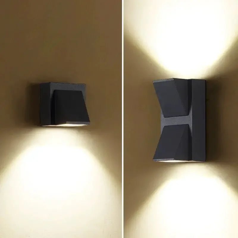 Waterproof Dual Head Aluminum LED Wall Light - Hans Lumiere