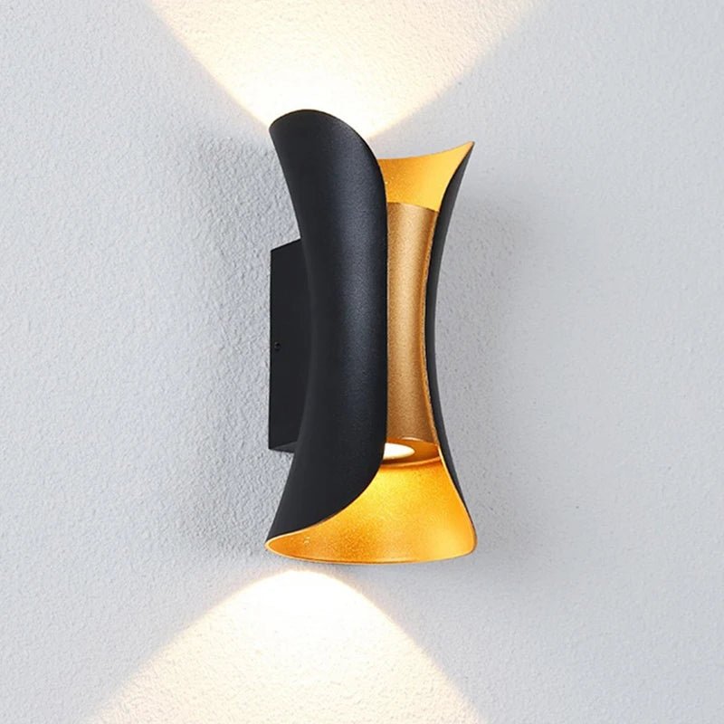 Waterproof LED Wall Lamp 10W – IP65 Aluminum Indoor/Outdoor Sconce - Hans Lumiere