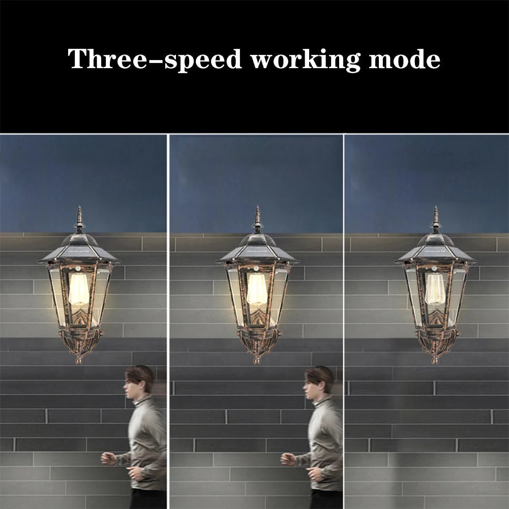 Waterproof Solar Porch Light With Motion Sensor - Hans Lumiere