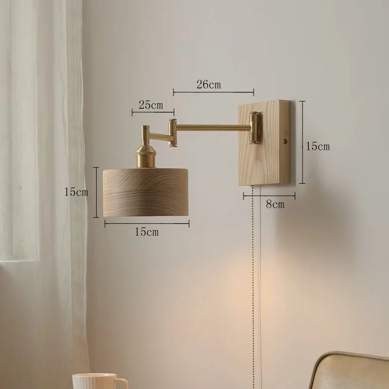 Woodiness LED Simplicity Wall Lamp - Hans Lumiere