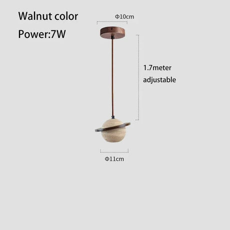 Yellow Cave Stone LED Pendant Lamp - Hans Lumiere