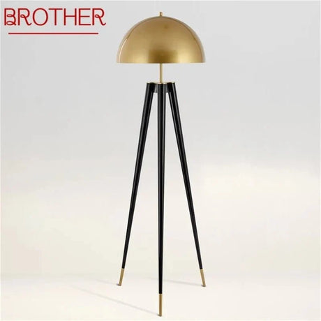 Nordic floor lamp layering ambient light in a living room