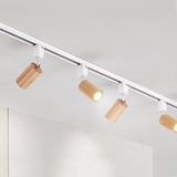 1 Piece Nordic Solid Wooden LED Track Light - Hans Lumiere