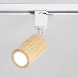 1 Piece Nordic Solid Wooden LED Track Light - Hans Lumiere