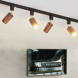 1 Piece Nordic Solid Wooden LED Track Light - Hans Lumiere