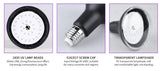 15W BR30 LED UV Black Light Bulb E26 E27, 395nm Glow Party Light - Hans Lumiere