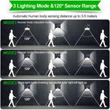 230 LED Outdoor Solar Lamp With 3 Modes Motion Sensor - Hans Lumiere