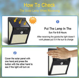 230 LED Outdoor Solar Lamp With 3 Modes Motion Sensor - Hans Lumiere
