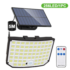 256 LED Outdoor Solar Super Bright Light With Remote - Hans Lumiere