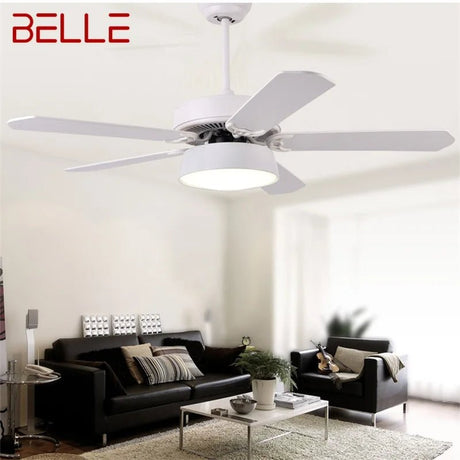 3 Colors Modern LED Ceiling Fan With Remote Control - Hans Lumiere