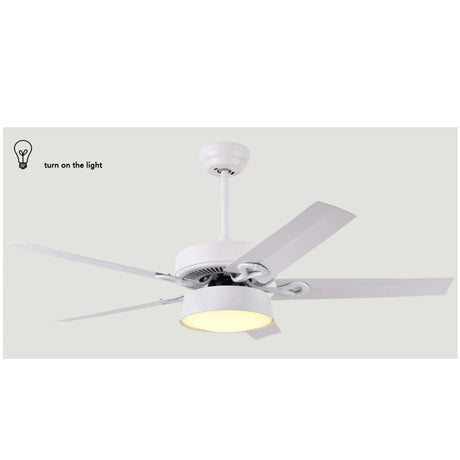 3 Colors Modern LED Ceiling Fan With Remote Control - Hans Lumiere