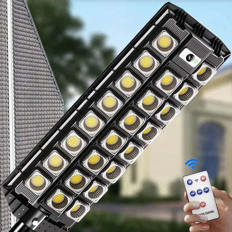 30000LM LED Solar Street Lights With Motion Sensor - Hans Lumiere