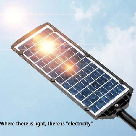 30000LM LED Solar Street Lights With Motion Sensor - Hans Lumiere