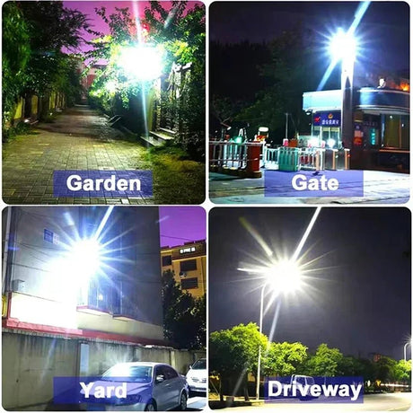 30000LM LED Solar Street Lights With Motion Sensor - Hans Lumiere