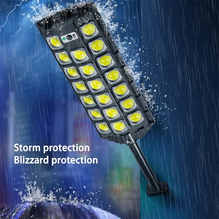 30000LM LED Solar Street Lights With Motion Sensor - Hans Lumiere