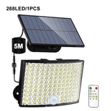 348LED Solar Lamp Outdoor Security Light With Motion Sensor - Hans Lumiere