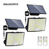 348LED Solar Lamp Outdoor Security Light With Motion Sensor - Hans Lumiere