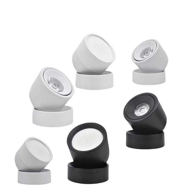 360° Rotatable Dimmable LED Surface Mounted Ceiling Lamp Spotlight - Hans Lumiere